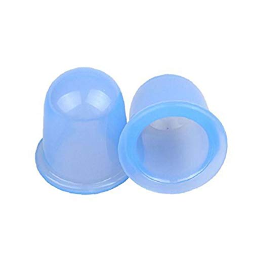 Preisvergleich Produktbild AAGOOD 4 Stück Vakuumtherapie Coupe Silikon Schröpfen Geräte Anti-Cellulite-Massage abnehmend Cups für Ganzkörper und Gesicht Schröpfen Zubehör 6 X 5.3cm