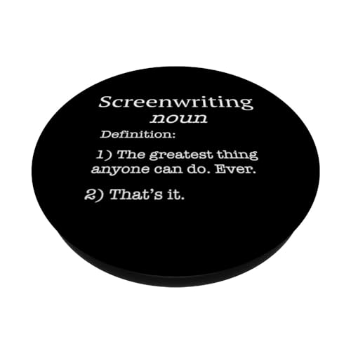Écriture de scénario/fausse définition amusante pour Screenwiters PopSockets PopGrip Interchangeable – vue 2