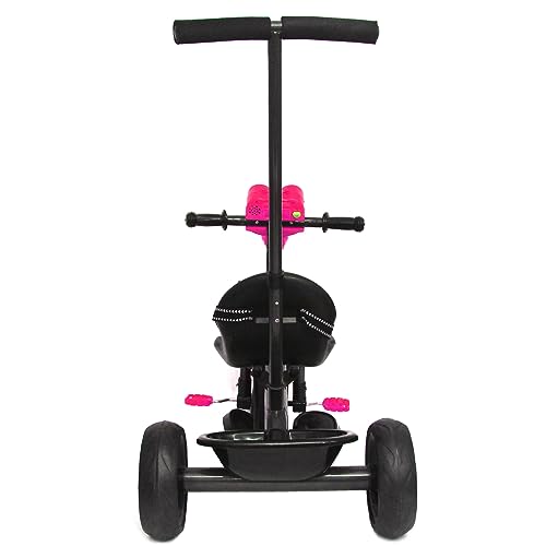 Image of Primo Kid Toys Tricycle for Kids 1 Years+, Plug & Play Tricycle for Kids. Ride on with Safety Seat Belt, Dual Storage Space & Parental Handle.