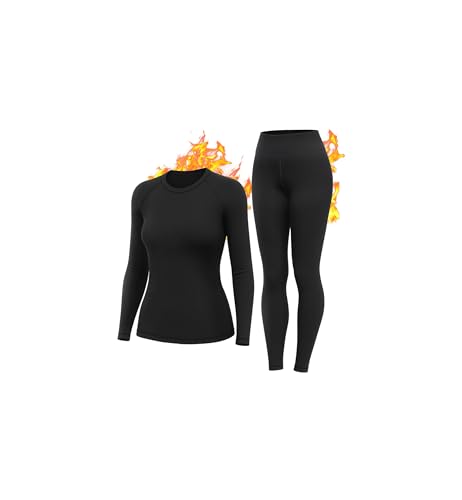 HiZiTi Camiseta Termica Mujer Invierno Conjunto...