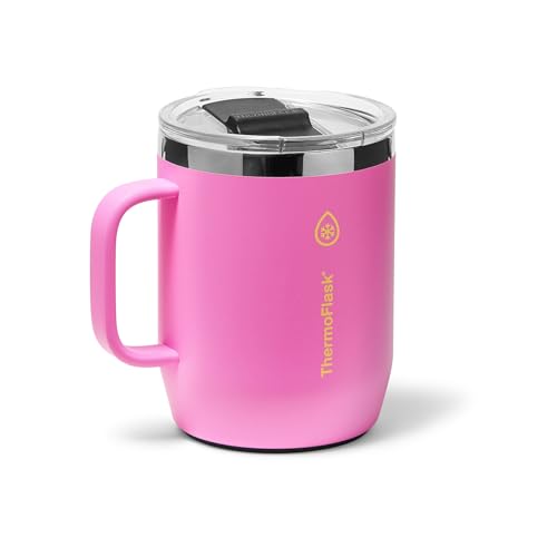 Vaso térmico ThermoFlask 12 oz acero inoxidable rosa miniatura 2