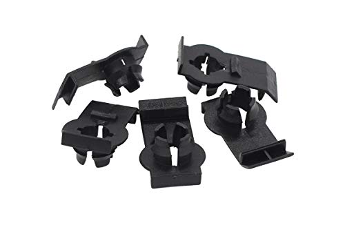 NewYall Pack of 5 Window Regulator Bracket Retaining Clips Front Rear Left Right for 2000-2006 X5 E53 Front Left & Right, 2001-2006 X5 E53 Rear Left & Right
