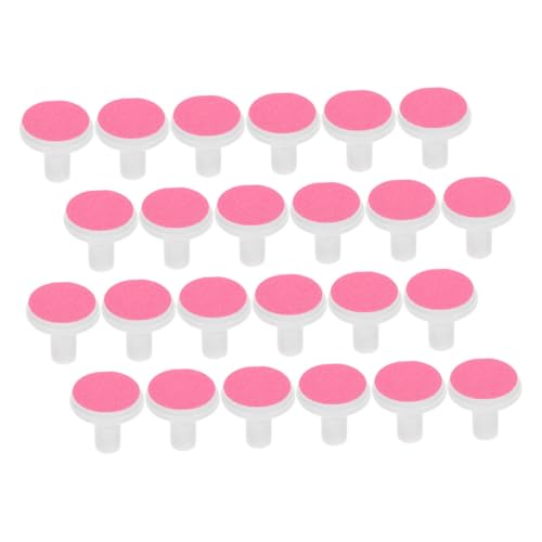 Beaupretty 24 pcs Electric Nail File Replacement Pads Safe Nail Trimmer Heads for Care Easy to Use Compatible with Various Electric Trimmers for Months