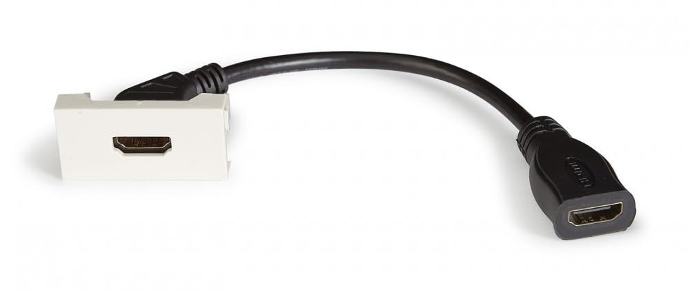 Panel de conexión HDMI hembra para rack de telecomunicaciones y redes 2