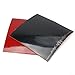 4Pcs Table Tennis Rubber Glue,Glue Whole Sheet Thickness About 2.2mm,Table Tennis Rubber Hard Sponge 2.2mm,2Red and 2Black