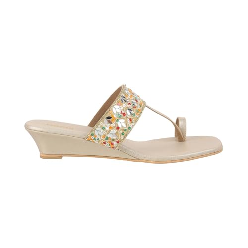 Mochi Women Ethincwear Wedge Heel Sandal - Image 3