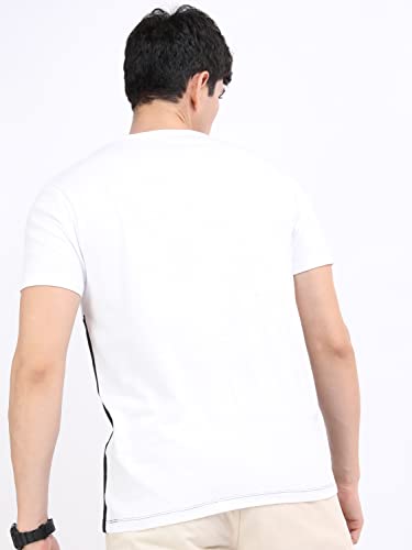 Image of KETCH Men's Cotton Slim Fit Printed Half Sleeve T-Shirt