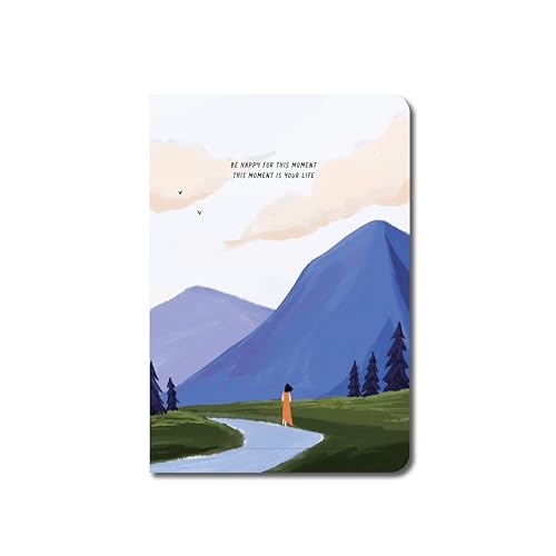 Image of FACTOR NOTES A6 Notebook (This Moment) | Ruled, 160 Pages, 90 GSM Thick Paper | Cute Aesthetic Notebook for Women