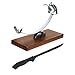 NERTHUS FIJ 956 Supporto per prosciutto con testa rotante e base regolabile + coltello per prosciutto immagine