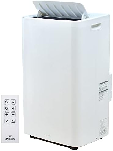 【工事不要】ナカトミ(NAKATOMI) スポットクーラー ポータブルエアコン エアコン 除湿機能 冷房7-10畳 ノンドレン ポータブルクーラー キャスター付き MAC-3026 ホワイト メーカー保証1年