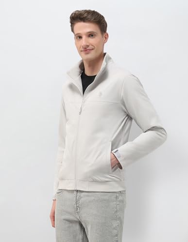 Image of U.S.Polo Association Men's Regular Fit Solid Casual Jacket