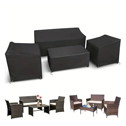 Housse table de jardin coupe-vent pour éviter l'humidité du mobilier - 5