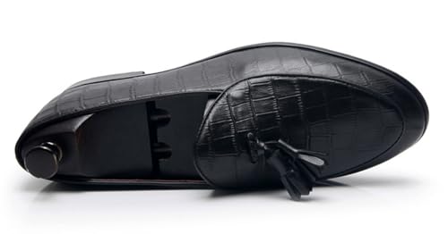 Santimon Men's Tassel Loafers Slip On Casual Dress Genuine Leather Penny Loafers Prom Wedding Formal Mocasines Business Tuxedo Shoes for Men3