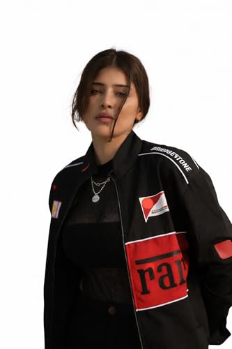 Image of ZYROX BLACK F1 RACING STREETWEAR JACKET