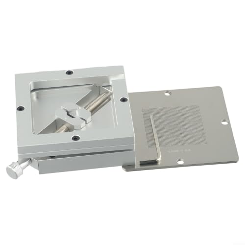Plantilla BGA para reballing y kit de reparación PCB con soporte metálico de soldadura 8