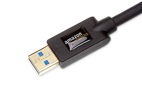 Amazon Basics 10-Pack Usb-A 3.0 Extension Cable, Male To Female, 4.8Gbps High-Speed, Gold-Plated Connectors, 9.8 Foot, Black #TOP2