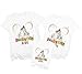 Magical Family Shirts Matching 2026 Vacation Family Matching Outfits Mom and Mini Cute Summer Trip Clothes White