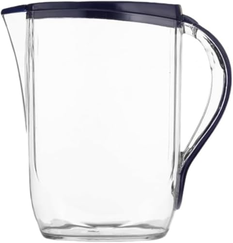 GEBYUI大容量冷水筒兼ドリンクピッチャー 広口設計で洗いやすい 冷蔵庫サイドポケット収納可能 飲料水バケット・冷水ボトル・茶ポット・フルーツティーポットとして活用 家庭用&お店用両対応のウォーターピッチャー