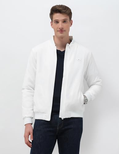 Image of U.S.Polo Association Men's Solid Regular Fit Bomber Jacket