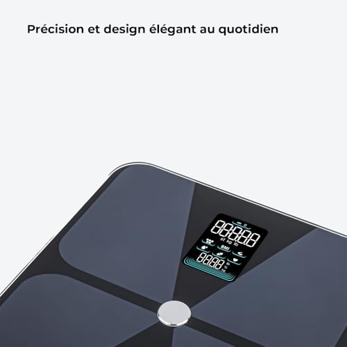 Pèse-Personne Connecté Bluetooth Haepi pour Comprendre sa Perte de Graisse