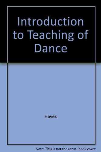 An Introduction to the Teaching of Dance 0471070947 Book Cover