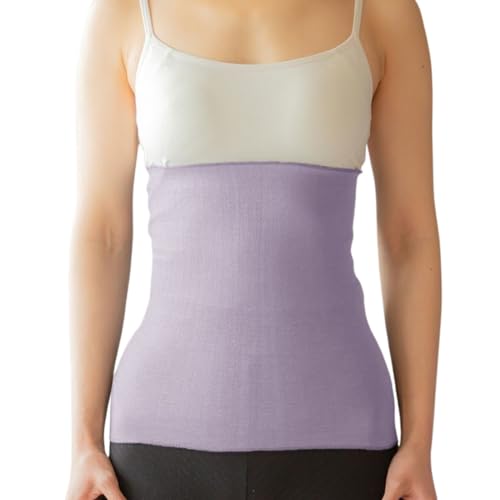 Kakun Japan Signature™ Soft and Silky Stomach Warmer Made in Japan (Lavendar)
