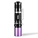 LIGHTFE Black Light UV Flashlight 365nm Blacklight UV301D with LG LED Source,Black Filter Lens, Max.3000mW high Power for Resin Glue Curing Light, Rocks and Mineral Glowing,A/C Leak Detector