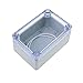 EAMOM 1pcs 100 * 68 * 50mm IMC Hot Screw Mounted Clear Cover Waterproof Sealed Junction Box 100x68x50mm
