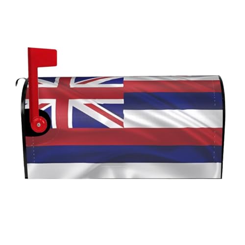 Dlxw Copertura protettiva per cassetta postale americana impermeabile con bandiera delle Hawaii, rivestimento esterno, standard.