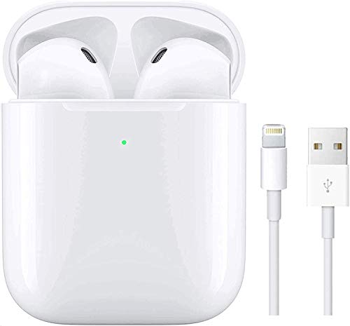 Auriculares Bluetooth 5.0 Auricular Inalámbrico Control Táctil con Graves Profundos In-Ear Auriculares Bluetooth con Caja de Carga Rápida IPX7 Impermeables,para Android/iPhone/Airpods/Samsung