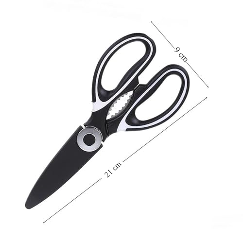Image of Kitchen Scissors Kitchen Shears All Purpose Heavy Duty Dishwasher Safe Multipurpose Utility Sharp Scissors for Food, Meat, poultry, Vegetable