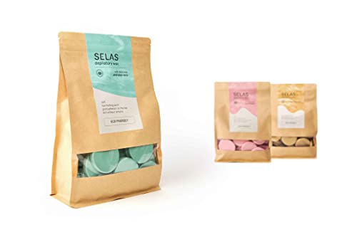 Cera depilatoria 1Kg SELAS. A elegir Natural, Rosa Mosqueta o...