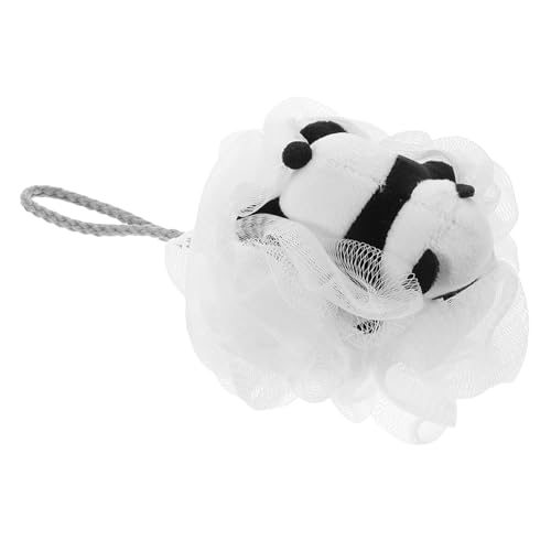 Healvian 赤ちゃん向けやさしい洗浄柔らかい小熊猫形状バススポンジ 低刺激ベビーバスラグ豊かな泡立ち男女兼用ボディスクラバー