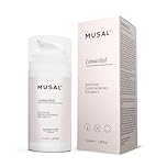 Musal 100ml Crema Viso Bava di Lumaca Bio al 98%, Acido Ialuronico e Vitamina E, Crema viso Idratante antimacchie e Antirughe per pelli sensibili grasse e secche.