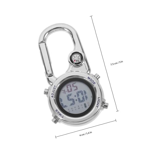 Reloj digital multifuncional de batería de botón con vidrio duradero exterior 2