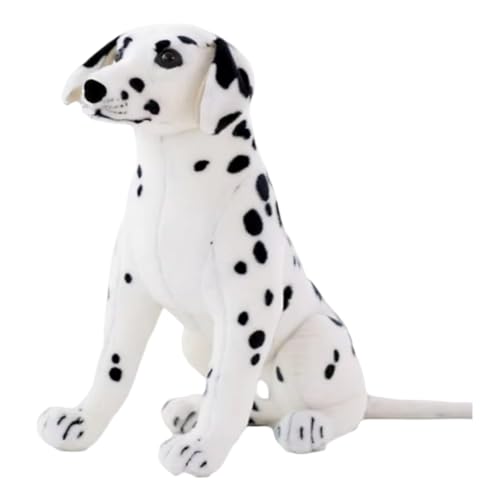 LAARNT Juguetes de Peluche de Perro de simulación Creativa de 23 cm, muñecas de Perro realistas, muñeca de Almohada de Peluche de Animal, decoración del hogar