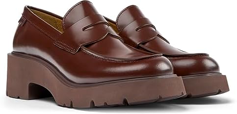 Camper Women's Moccasin, Burgundy, 9 | Image 4