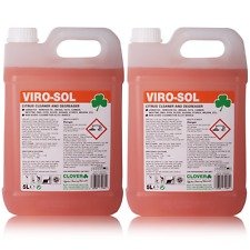 Clover Viro-Sol Virosol 4x5Ltr (20Ltr) Citrus Cleaner Degreaser 326