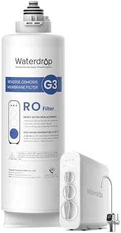 Waterdrop WD-G3-N2RO Replacement Filter, Replacement for WD-G3-W 400 GPD Tankless Reverse Osmosis System, 2-Year Lifetime