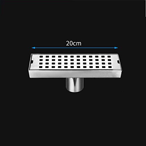 Caniveau de douche rectangulaire en acier brossé de qualité supérieure - 3