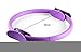 Eastbride Pilates Ring,Rutschfester schweißabsorbierender Yoga-Zauberring. Doppelgriff Pilates Ring Fitness Ring-Lila,Pilates Ring Premium