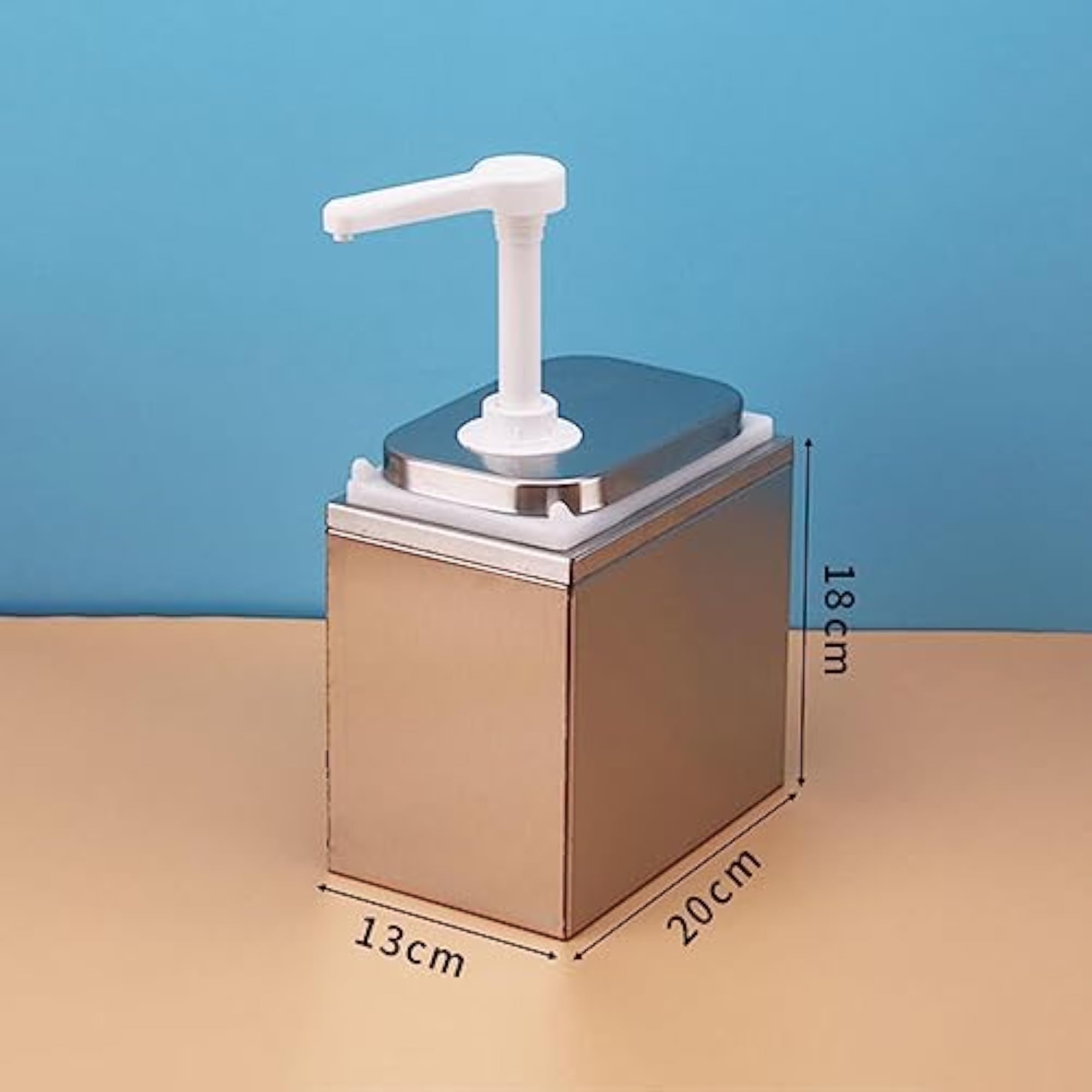 Sauce Dispenser Pump, 2.5L Removable Press for Buffet