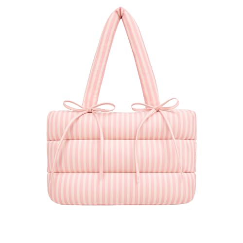 dreamers panda Bolso Acolchado Mujer – Bolsa Tote Grande Ligero Rosa – Estilo Coreano de Moda 2025 dreamers panda Bolso Acolchado Mujer – Bolsa Tote Grande Ligero Rosa – Estilo Coreano de Moda 2025