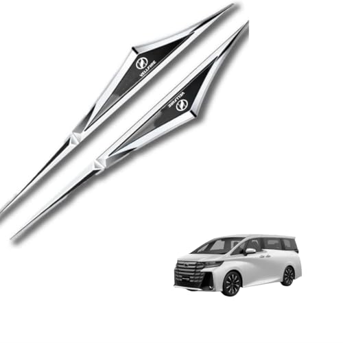 ヴェルファイア VELLFIRE フェンダーロゴ、ドアステッカー、エアディフレクター、フロントバンパー、アップグレード、フロントバンパー保護装置、フェンダー、リアバンパー、高温耐性フェンダーサイドバッジ、ファッショナブルでクール、ドア開閉に影響を与えない、