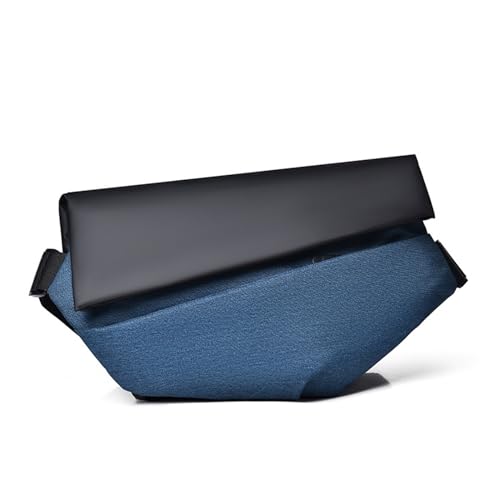 Sac multifonctionnel sac de poitrine bleu et sac de taille déperlant