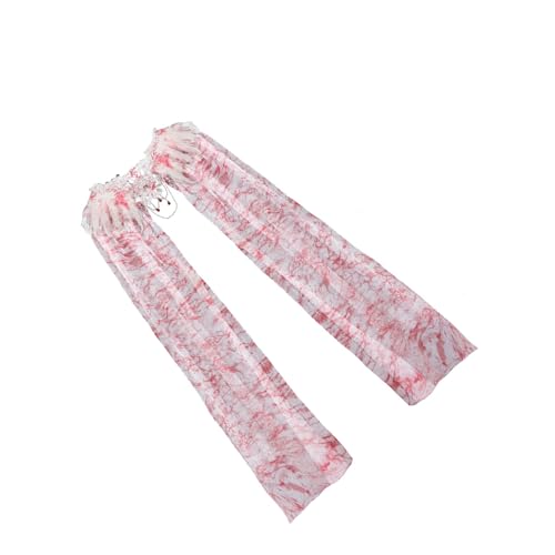 KieTeiiK Gotik - Chal con plumas y cuello de encaje, para Halloween, cosplay, para adultos, mujeres, bufanda, regalo, disfraz de cosplay de Halloween