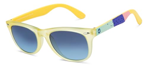 Image of Hooper Memphis Collection | Full Rim Rectangular Branded and Stylish Kids Sunglasses | 100% UV Protected | For Boys & Girls (Age 5-8 yrs) | HP S16086