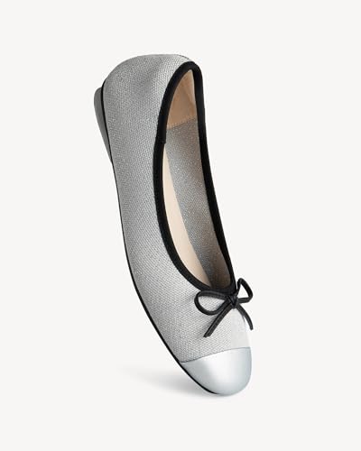 Women's Bow Ballet Flats - Round Toe Comfort Flats for Office/Daily Wear2