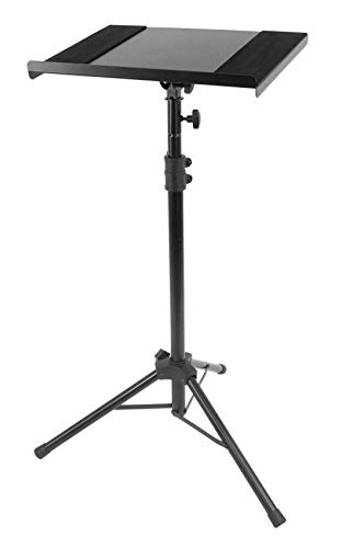 RockvilIe RLS67 Laptop/Tablet/lPad Stand w/Dual Trays for Church Sermon Speeches