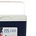 harayaa Cooler Box Ice Box Cold Storage 20L with Handle Ice Chest Small Hard Insulated Box for Beach Picnic Camping Party Commercial, Blue